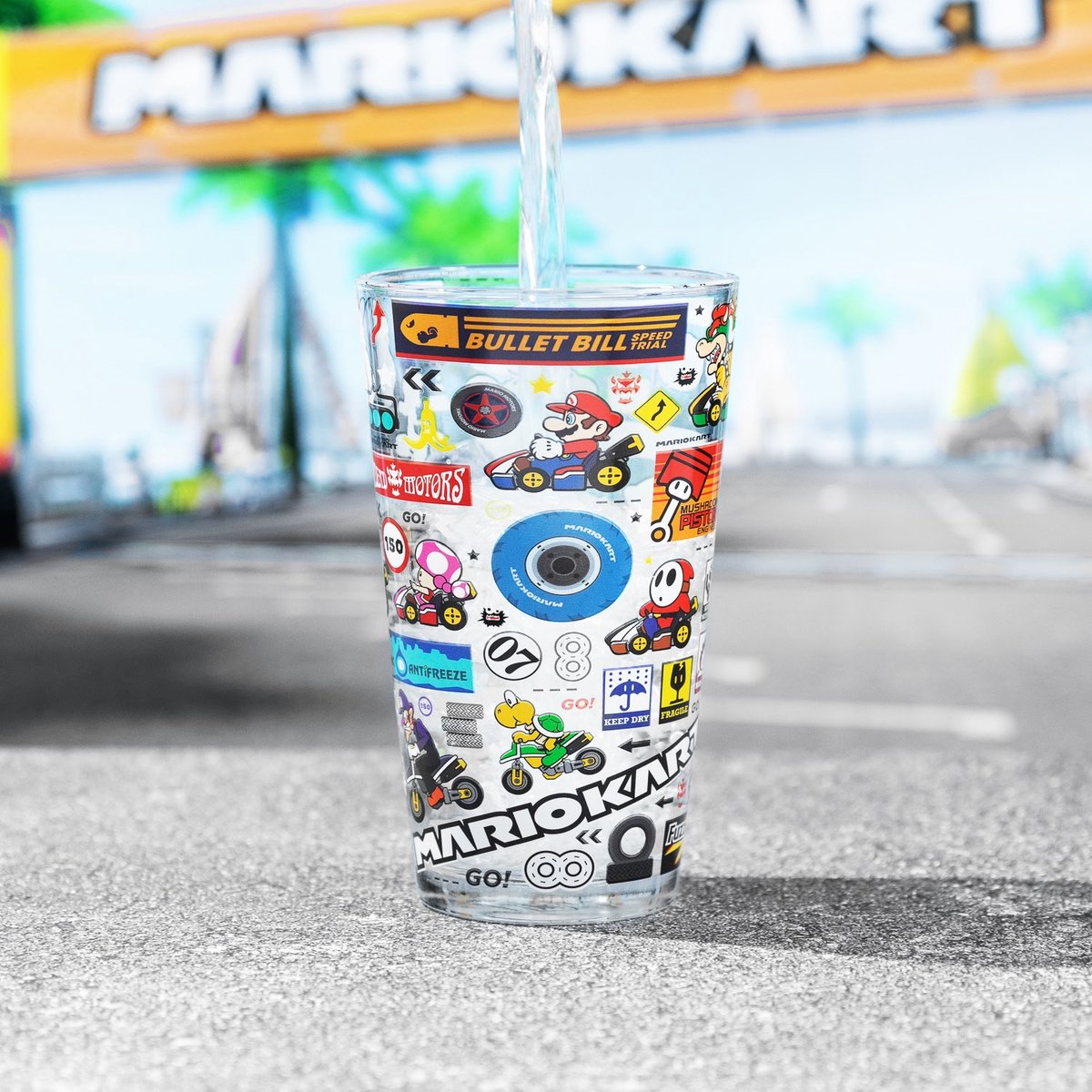 Paladone Products Ltd Nintendo - mario kart-glas