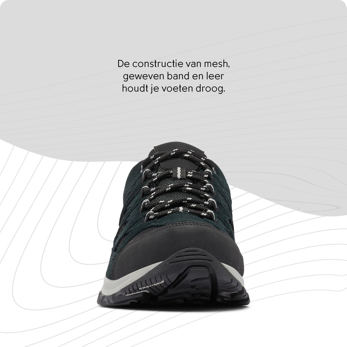 Columbia crestwoodâ„¢ waterproof heren wandelschoenen - black
