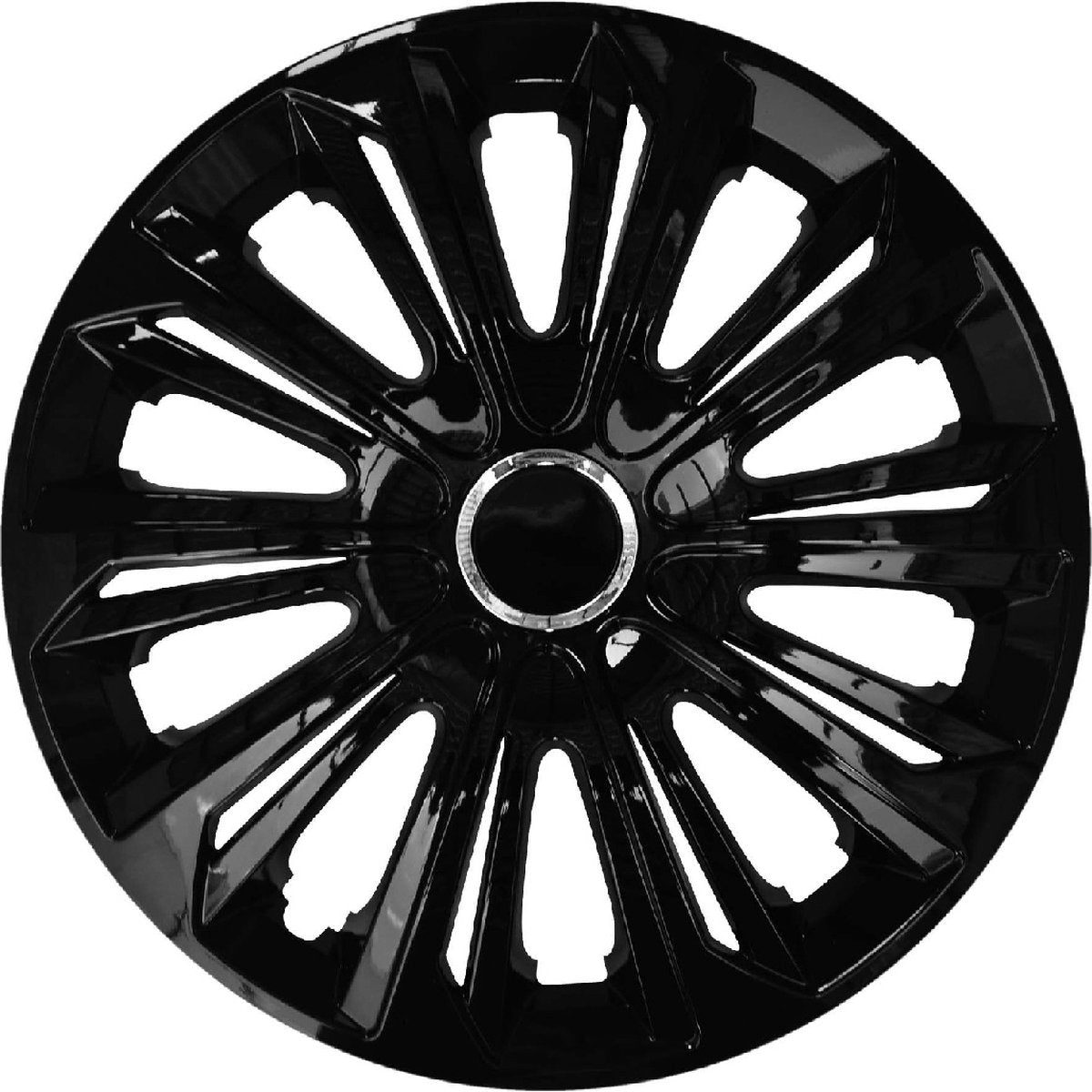NRM extra sterk - wieldoppen 14 inch - set van 4 stuks - zwart