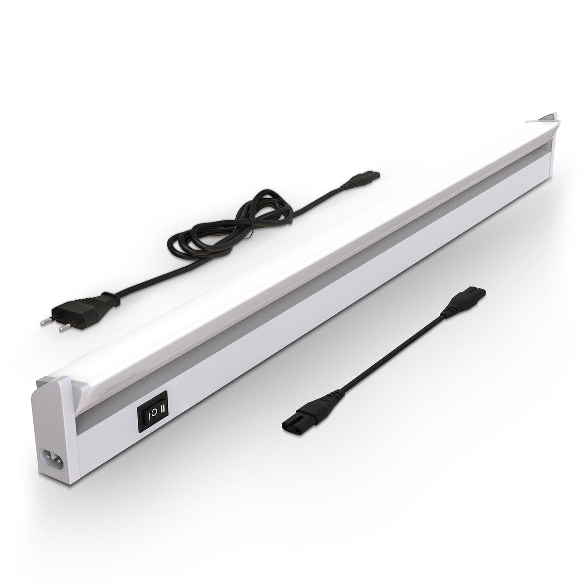 B.K.Licht - cct keukenverlichting - kastverlichting - led onderbouwverlichting - kleurtemperatuur instelbaar - titaan - 8w led