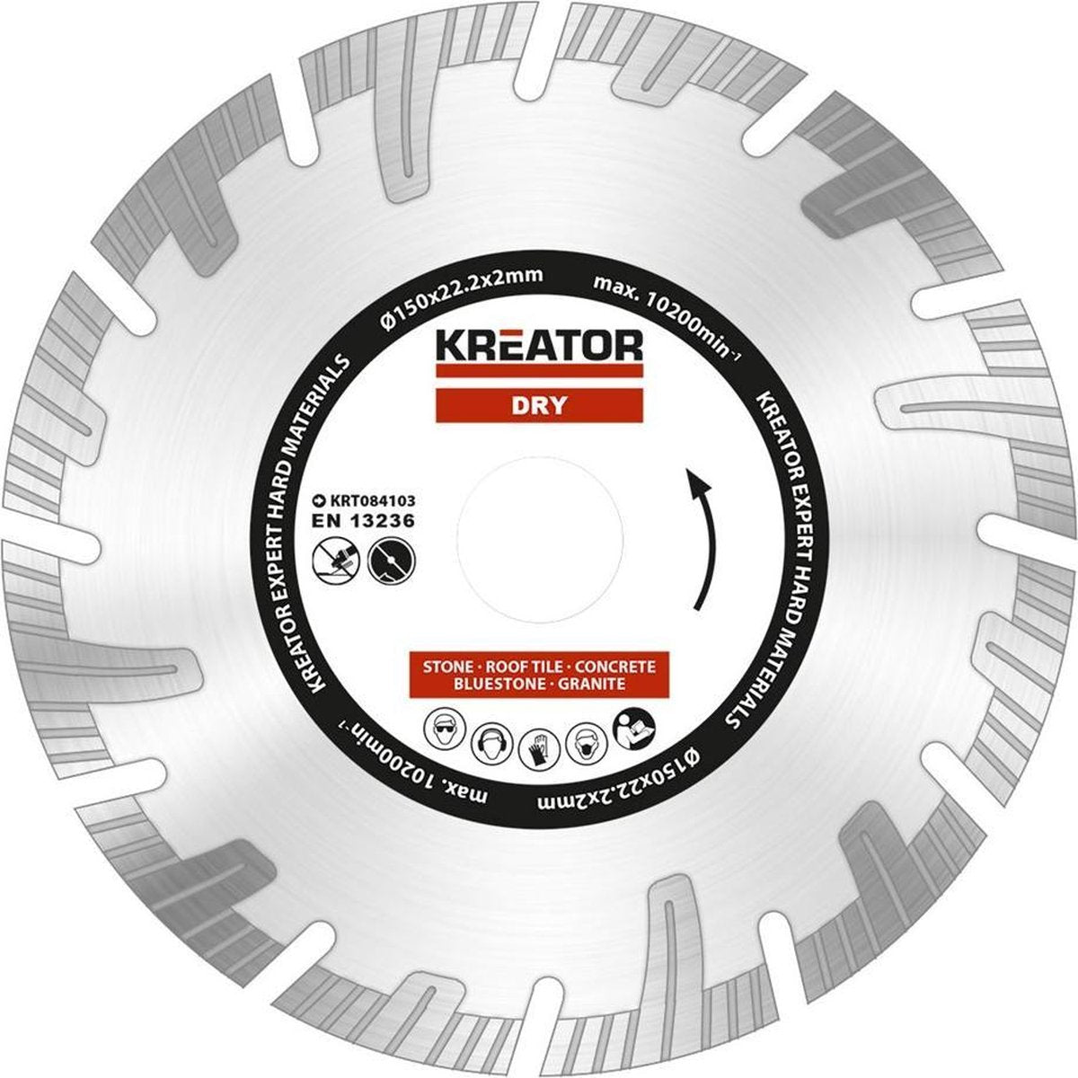 Kreator krt084103 diamantschijven set – ø150mm