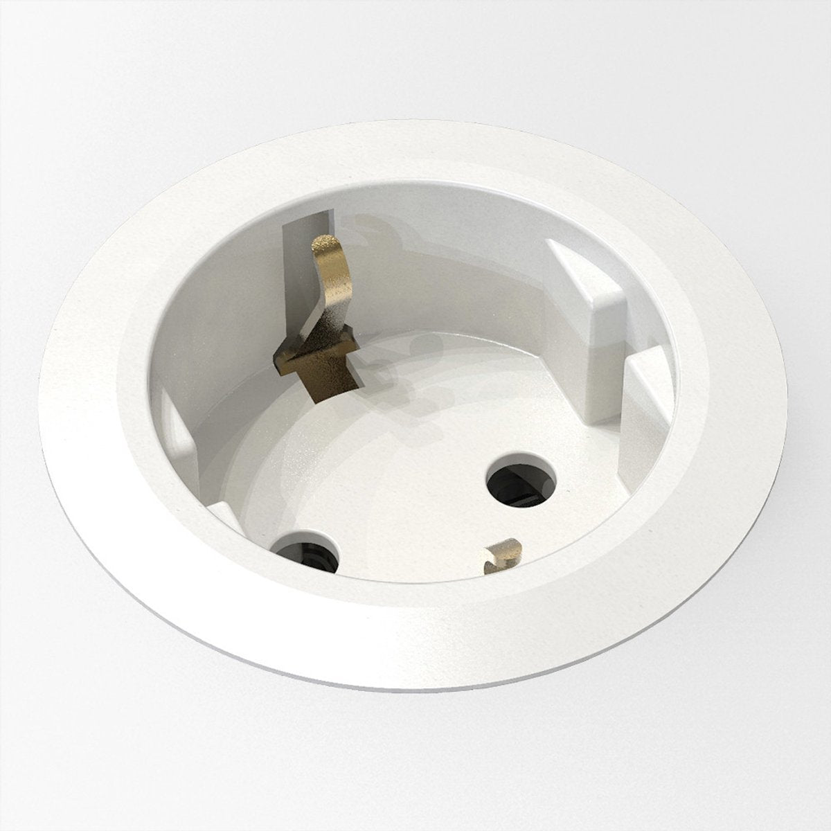 Kondator Powerdot mini 51mm inbouw stopcontact, wit