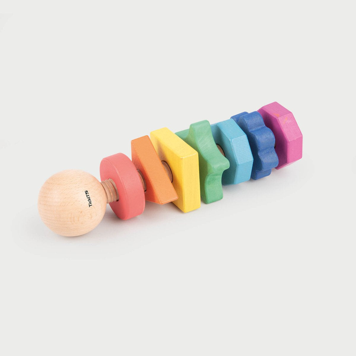 TickIT ® regenboog houten vorm twister