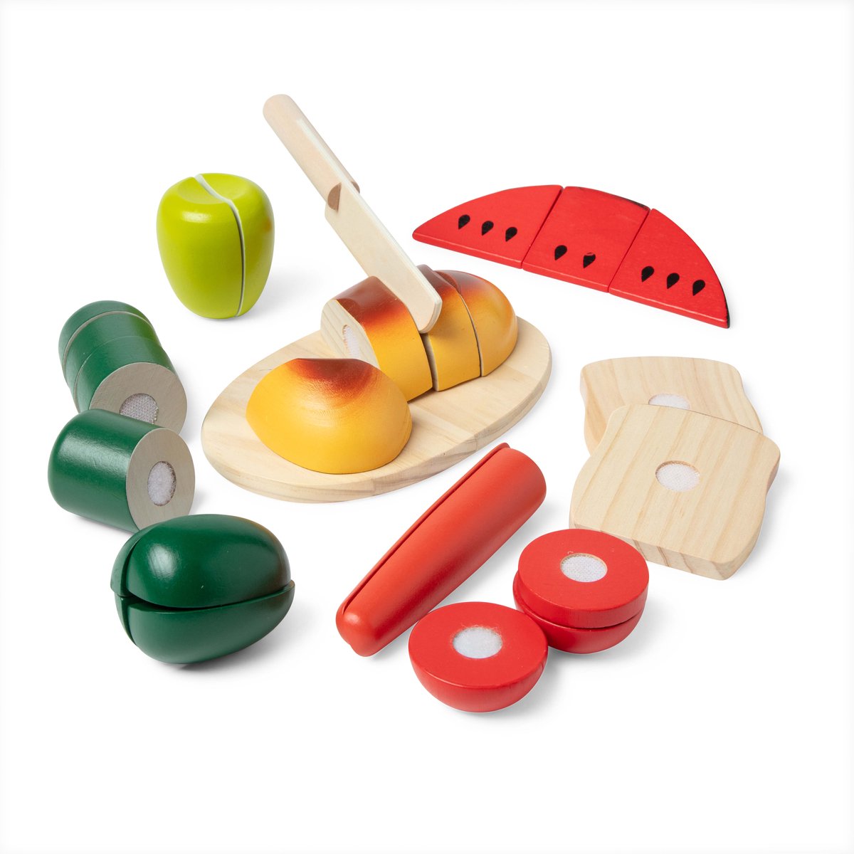 Melissa Doug - houten snijspeelgoed - relatistische details