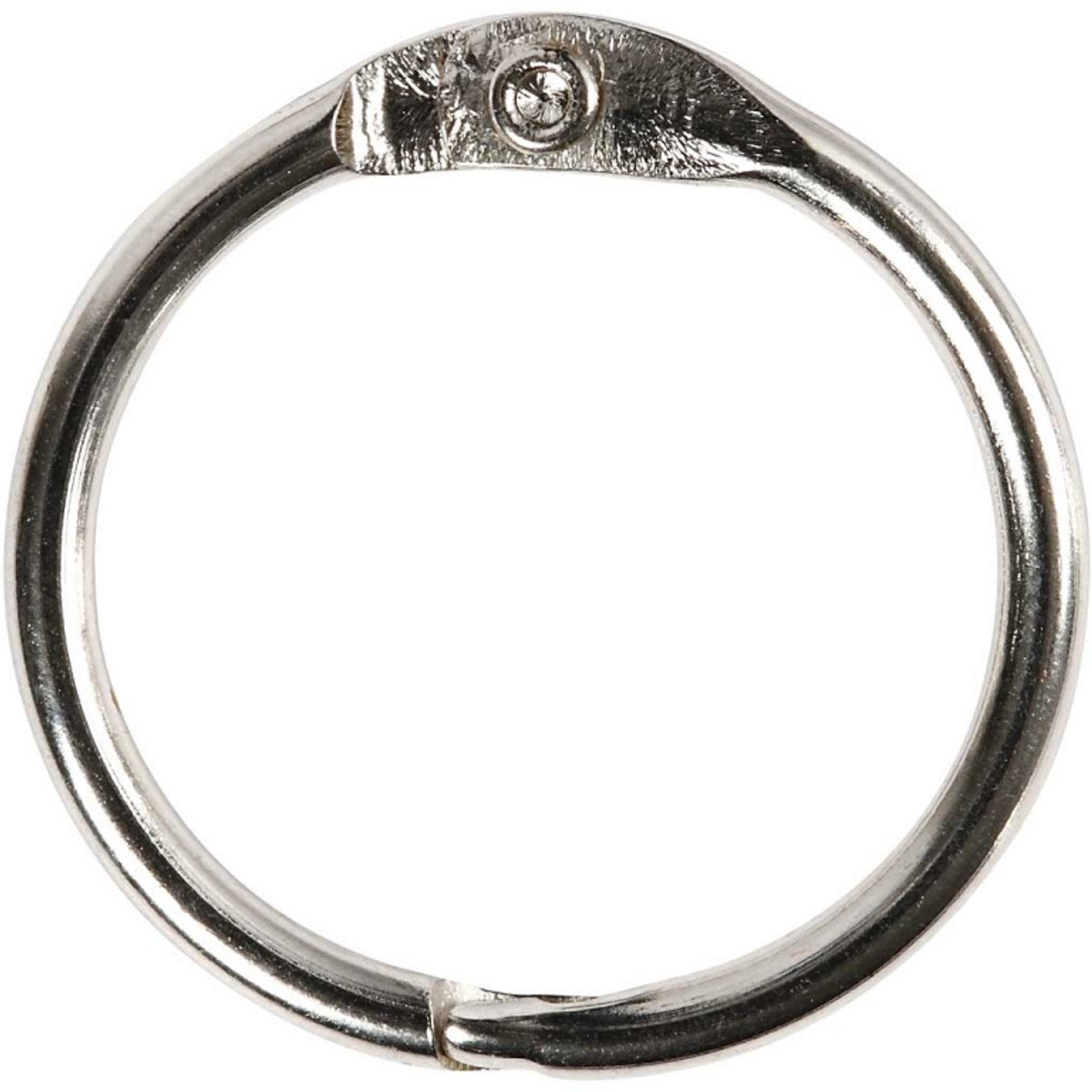 Creativ Company Cc boekbindersring 19 mm zilver 10 stuks