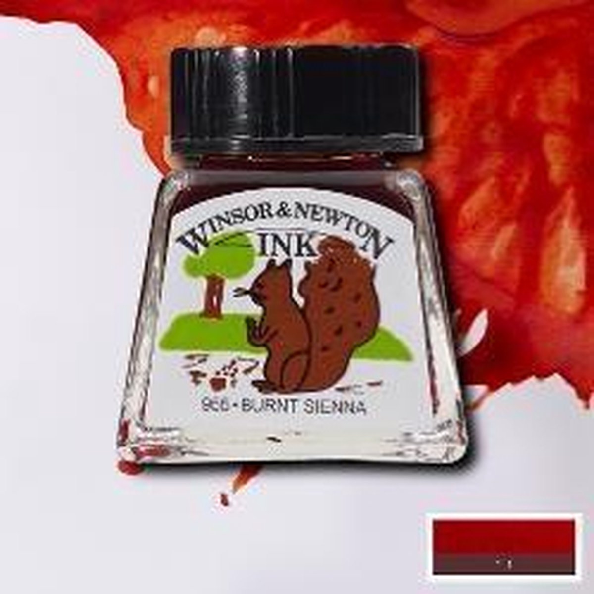 Winsor Newton ink 14ml burnt sienna