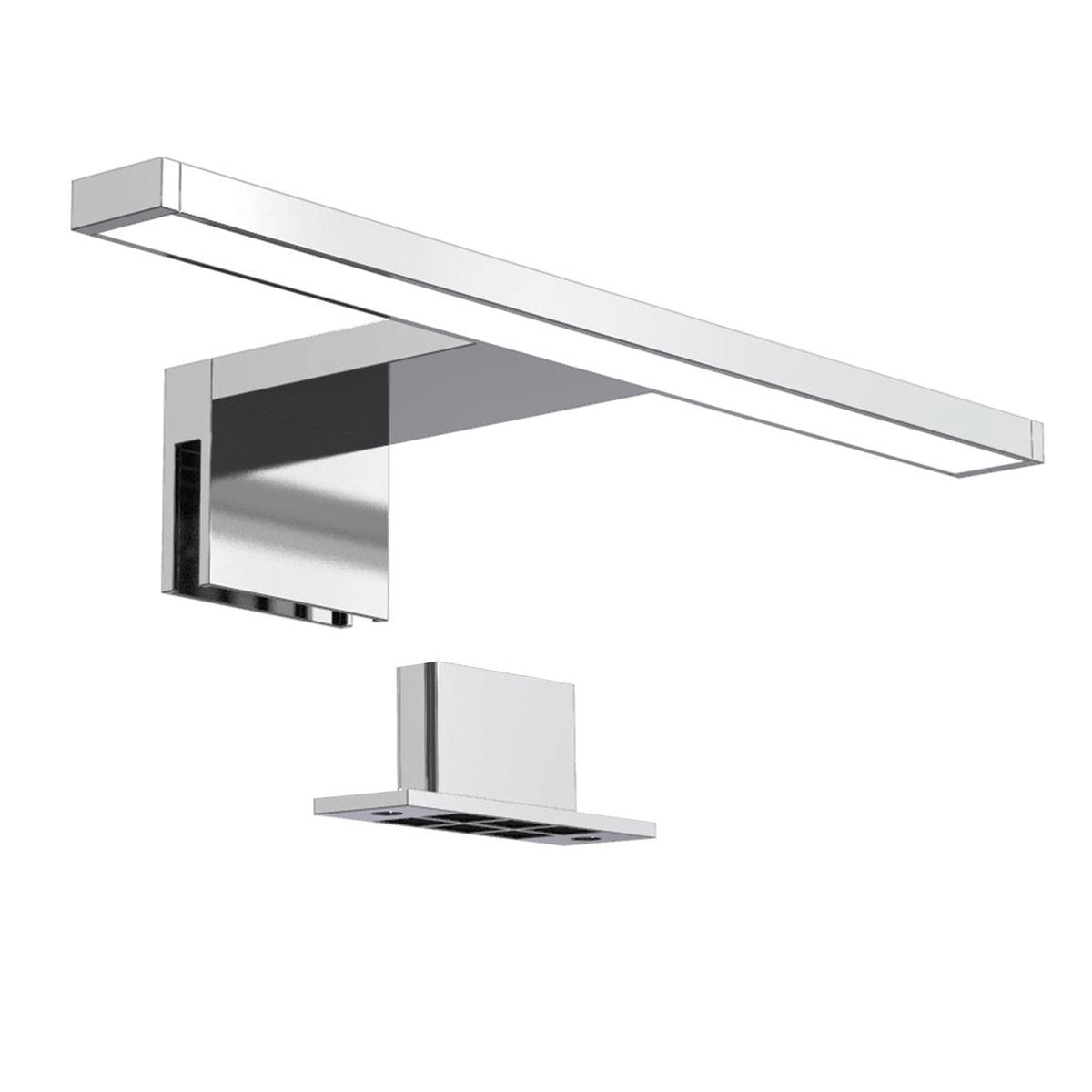 B.K.Licht - led spiegellamp - spiegelverlichting badkamer - neutral wit licht 4.000k - 5w - 550 lm - l: 30cm