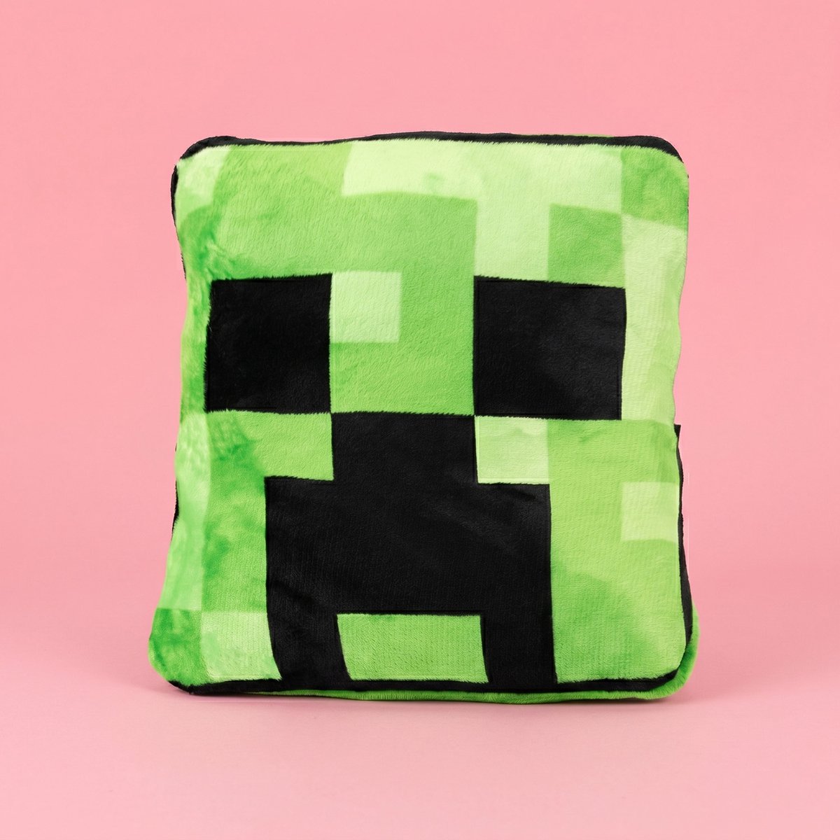 Paladone Minecraft creeper kussen en deken in één van