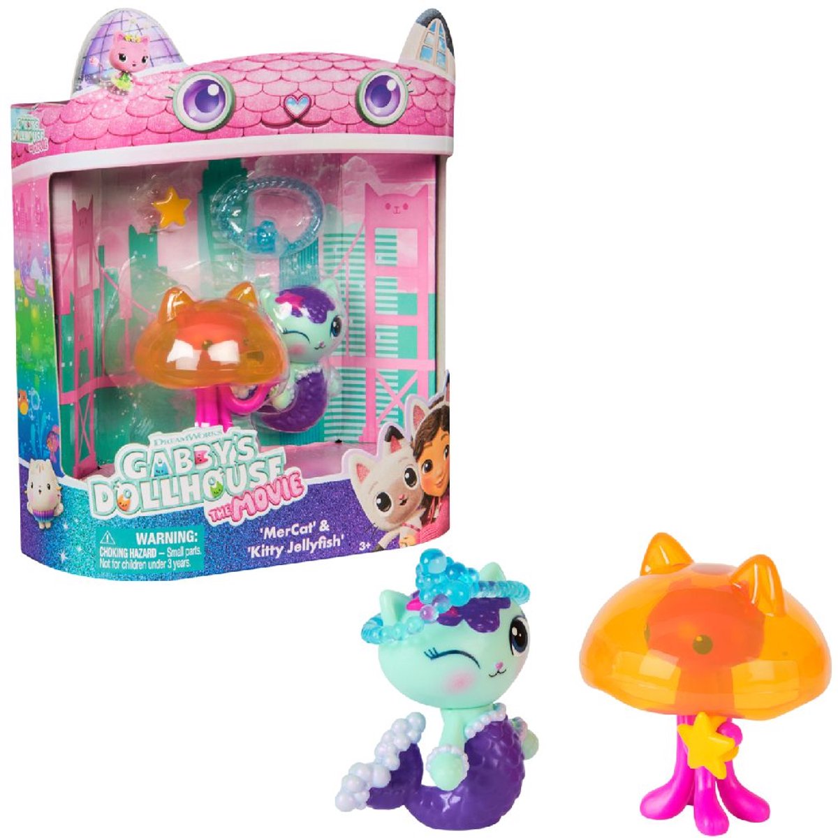 Gabby's Poppenhuis Gabby’s poppenhuis de film – mercat kitty kwalletje met 2 accessoires