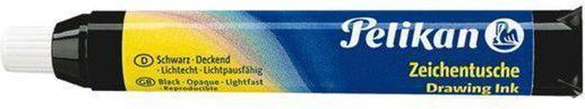 Pelikan Oostindische inkt zwart pipet 9ml