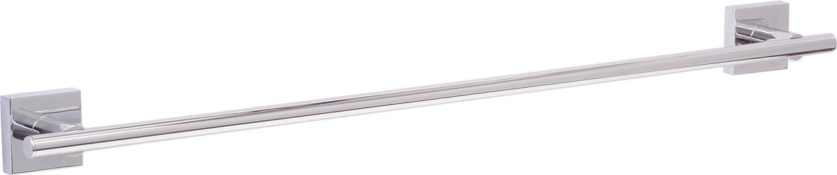 Tesa® Tesa handdoekrek ekkro 1-bar chroom verchroomd metaal zelfklevend zonder boren – 62x644x50mm