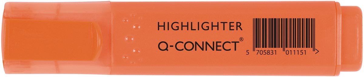 Q-CONNECT markeerstift, oranje 10 stuks