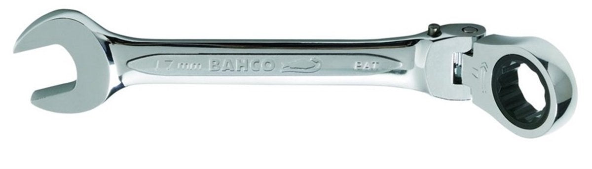 Bahco ringsteeksleutel met ratel 41rm flex kop 17mm - 41rm-17