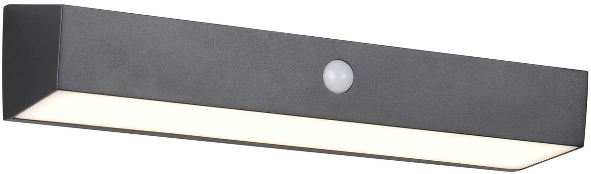 RL LIVE YOUR LIGHT Reality silves - wandlamp - zwart - incl. 1x smd 6 w - bewegingssensor - schemersensor - usb-aansluiting - helderheid instelbaar - oplaadbaar - zonne-energie - bewegingssensor en orientatielicht - hybrid solar - oplaadbaar - buitenverli