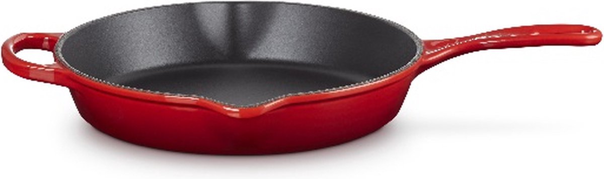 Le Creuset gietijzeren diepe koekenpan | 26 cm | 2l | kersenrood
