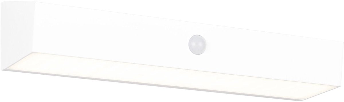 RL LIVE YOUR LIGHT Reality silves - wandlamp - wit - incl. 1x smd 6 w - bewegingssensor - schemersensor - usb-aansluiting - helderheid instelbaar - oplaadbaar - zonne-energie - bewegingssensor en orientatielicht - hybrid solar - oplaadbaar - buitenverlich