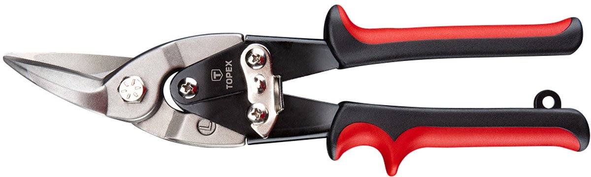 Topex Grupa - linkshandige blikschaar - 250 mm - crv staal - ergonomische handgreep