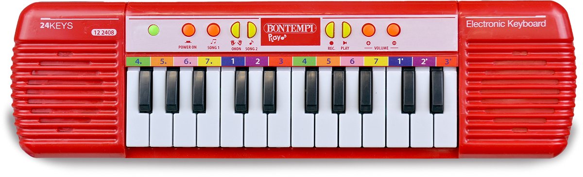 Bontempi Spa Bontempi - elektronisch keyboard met 24 toetsen - speelgoed muziekinstrument