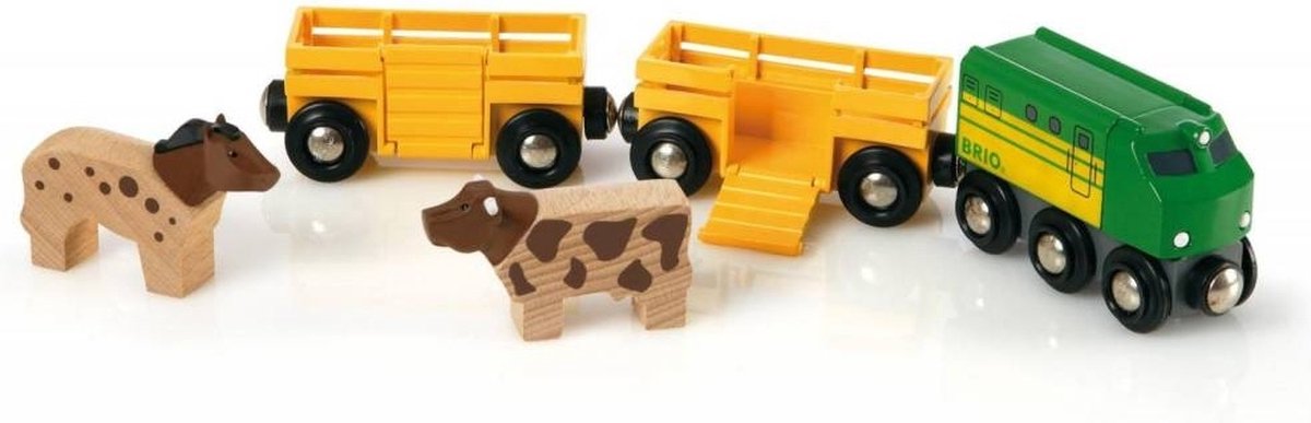 BRIO trein met boerderijdieren - 33404
