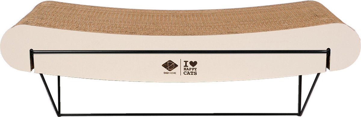 D D Home Navulling wandplank david gebogen - beige