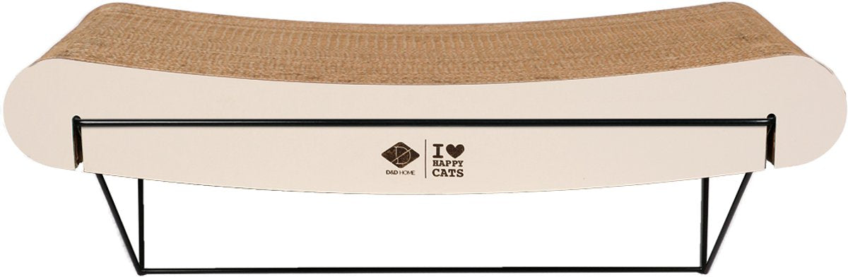 D D Home Wandplank - david gebogen - beige