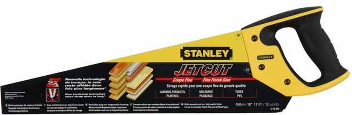 STANLEY handzaag jetcut hp fine 450mm - 11t inch
