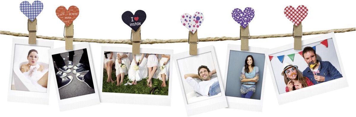 FUJIFILM instax heartclips 10-dlg set