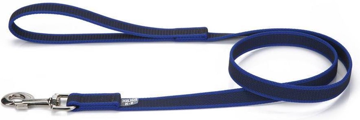 Julius K9 anti slip hondenriem met handvat 3m (20mm) blauw