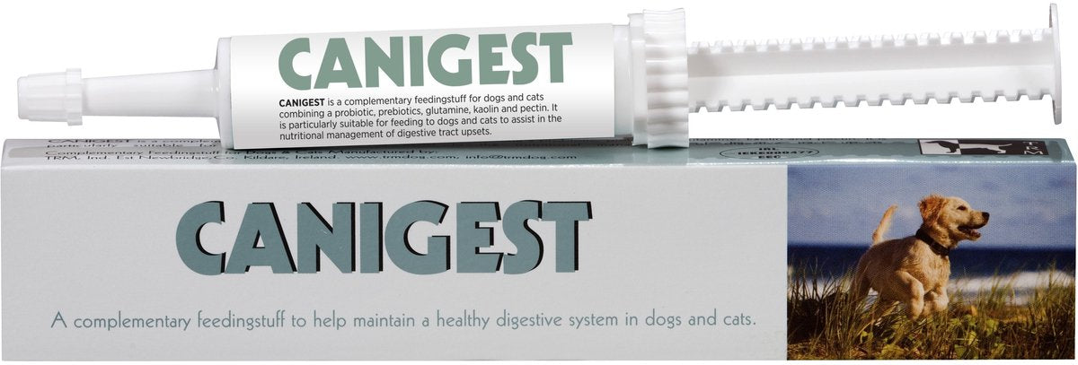 TRM canigest 15ml - spijsverteringsondersteuning honden en katten - probiotica pasta, aanvullend diervoeder