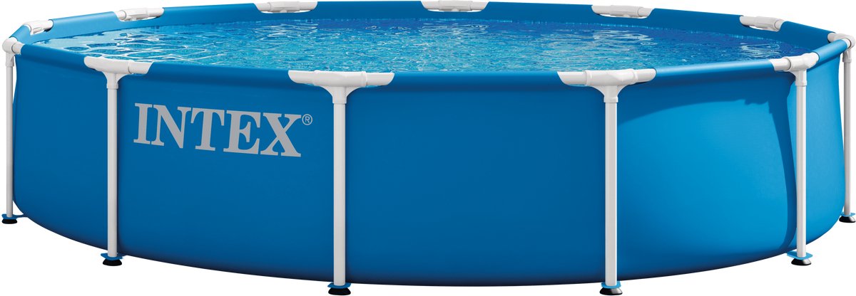 Intex metal frame opzetzwembad set - ø 366 cm x 76 cm met filterpomp
