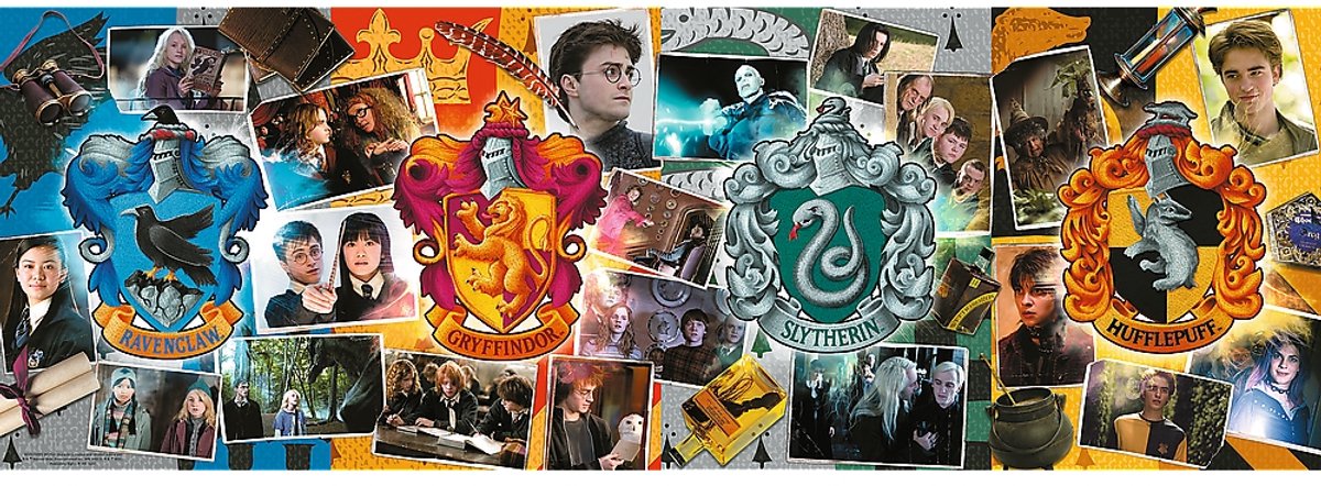Trefl 1000p - vier huizen van hogwart warner harry potter