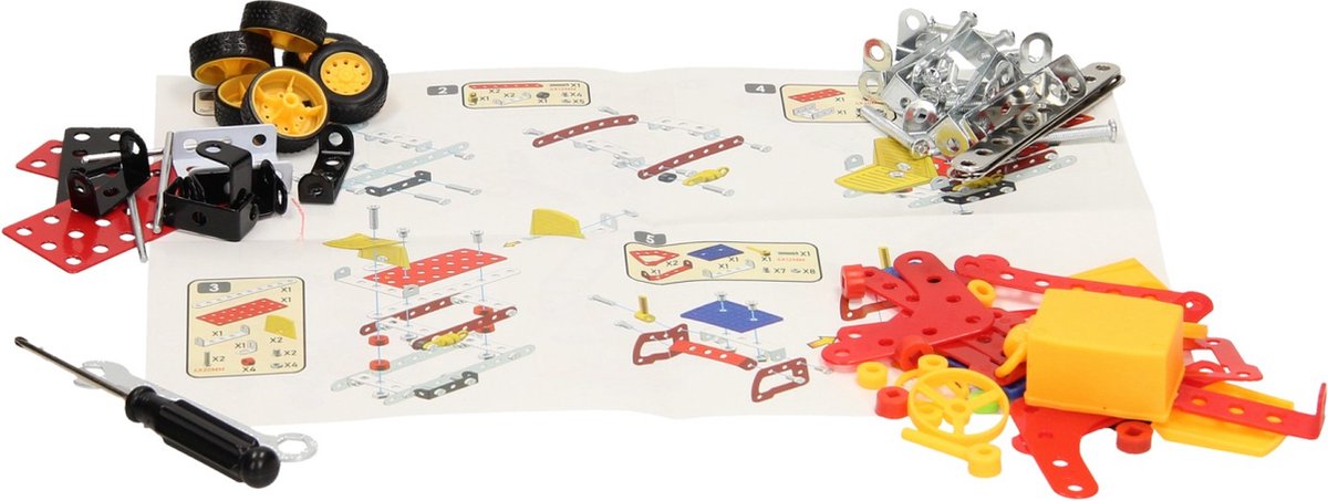 Lobbes Speelgoed BV Constructieset ladderwagen, 173dlg.