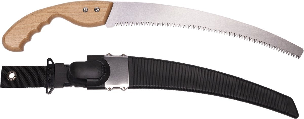 TerCasa tuinzaag - gebogen - blad 33 cm - met kunststof houder - ju-998500