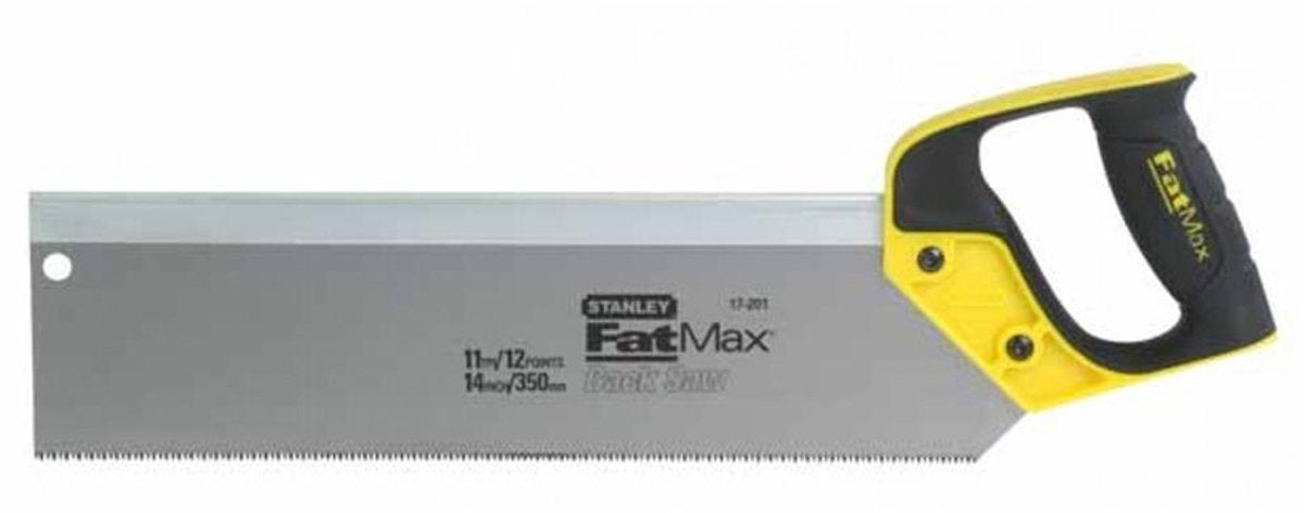 STANLEY 12 fatmax back saw 11tpi jetcut hp - 2-17-199
