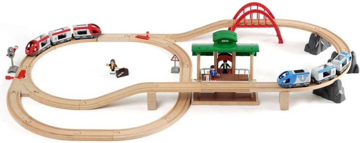 BRIO treinset met perron - 33512