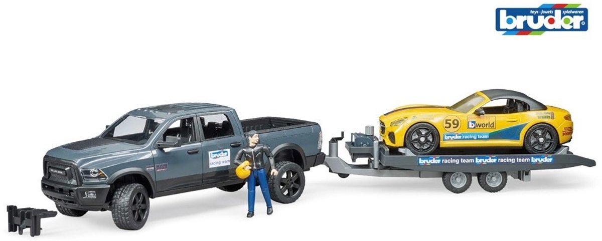 Bruder 2504 ram 2500 auto met lader