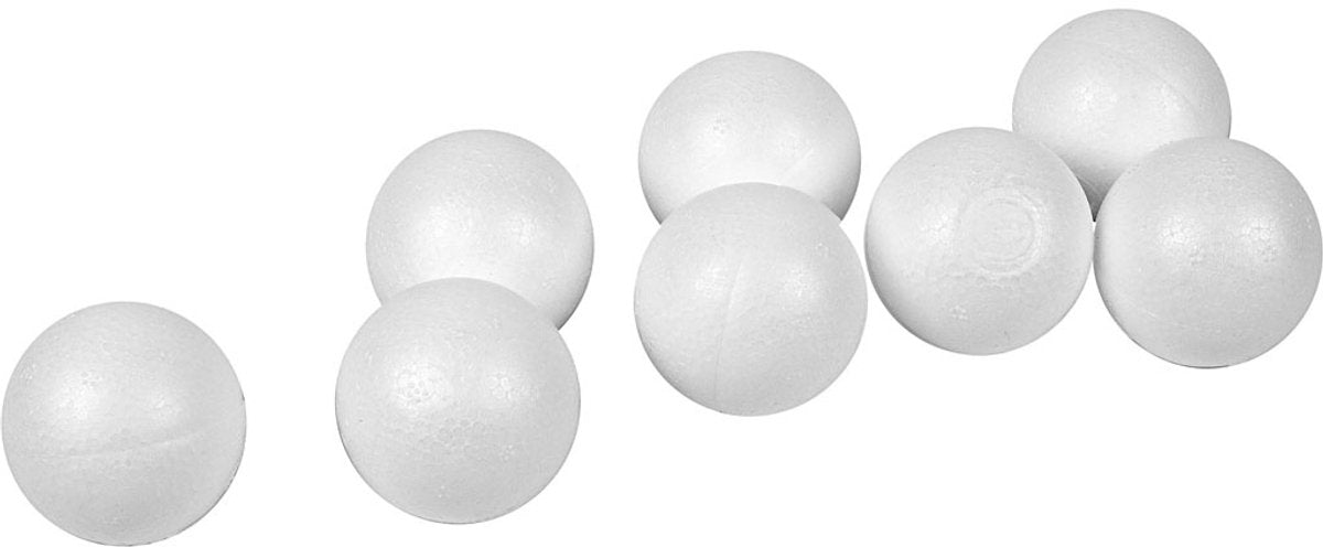 Creativ Company Creotime styropor ballen, d: 4 cm, 100 stuks