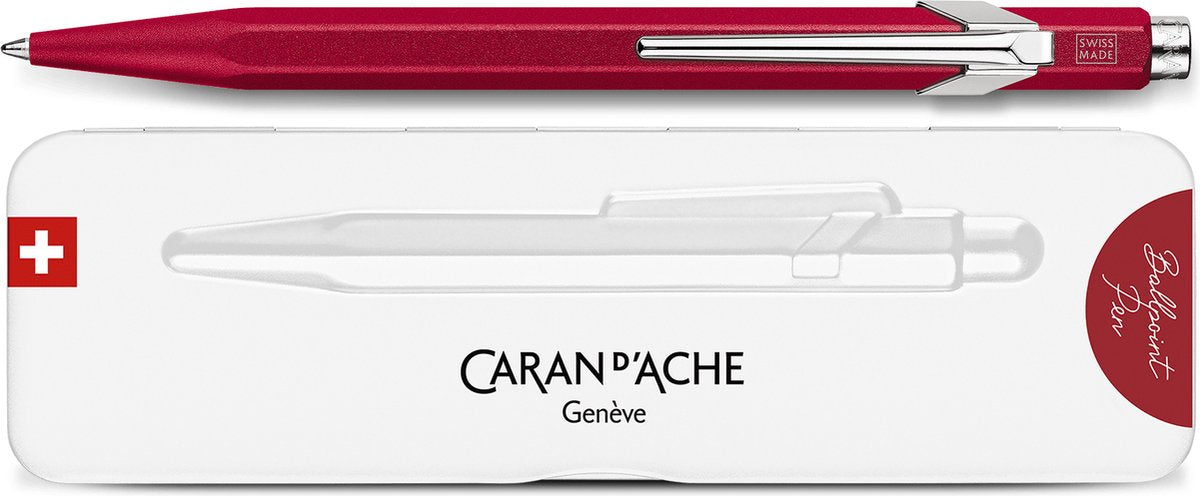 Caran D'ache colormat-x balpen red (rood)