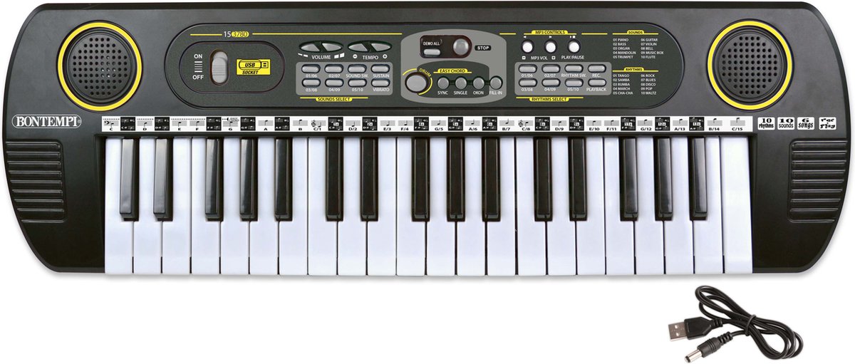 Bontempi Spa Bontempi - digitale keyboard - 37 toetsen - speelgoed muziekinstrument