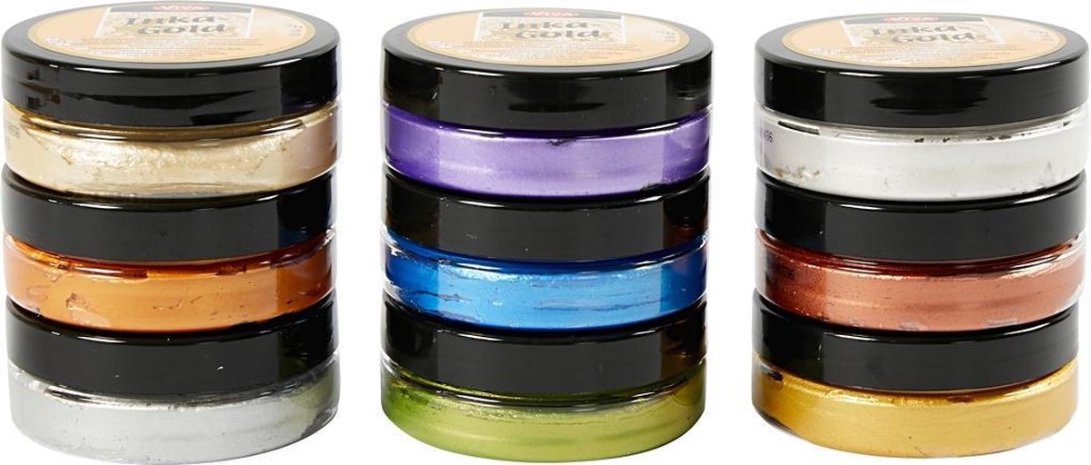 Viva Decor Inka-gold - basisset, 9x50 ml