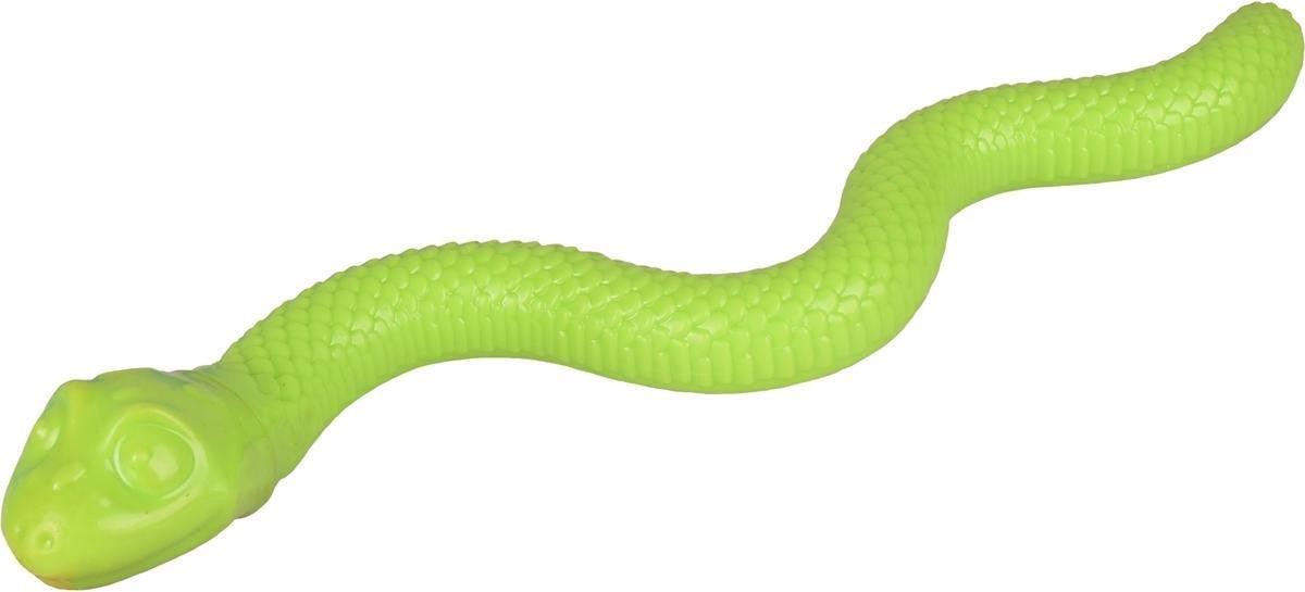 Flamingo Hondenspeelgoed sneaky snake - groen - 42 cm