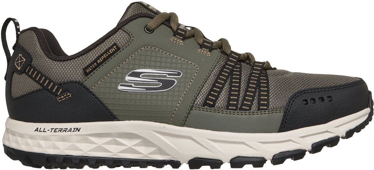 Skechers escape plan heren wandelschoenen - groen zwart