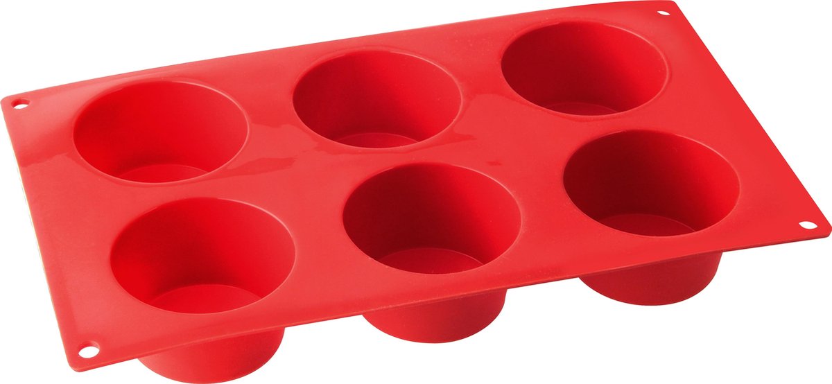 Dr. Oetker muffin bakvorm flexxibel siliconen voor 6 muffins