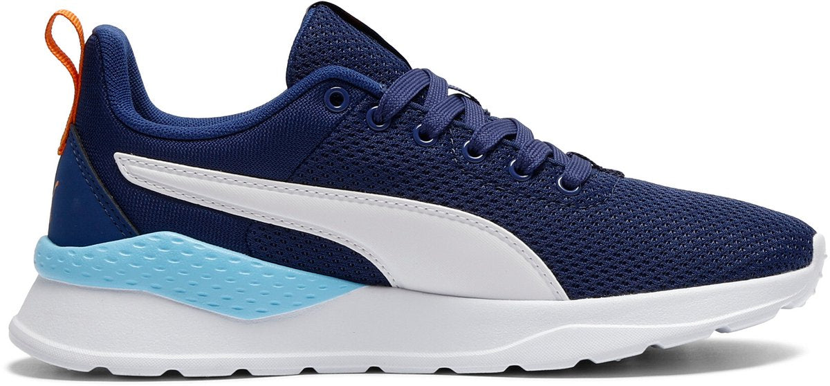 PUMA anzarun lite jr unisex sneakers - blue jewel- white-vermillion