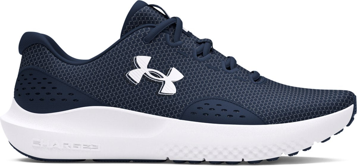 Under Armour ua charged surge 4-blu heren sportschoenen - academy - wit