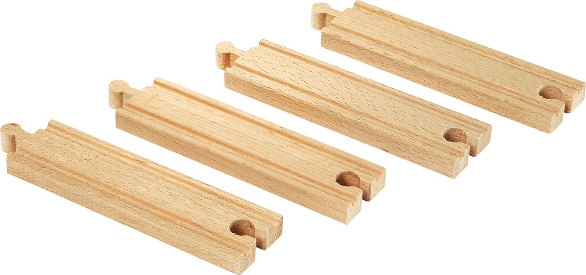 BRIO middellange rechte rails - 33335