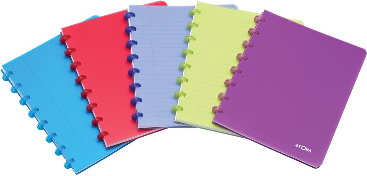 Atoma Schrift a5 ruit 4x8mm 144blz assorti | omdoos a 10 stuk | 10 stuks
