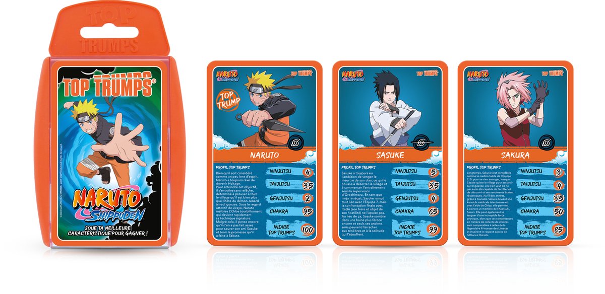 Winning Moves Top trumps - naruto
