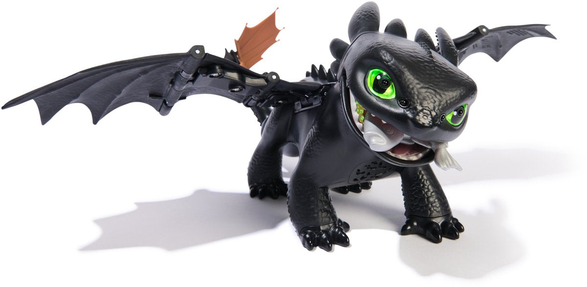 Dreamworks Dragons How to train your dragon - hoe tem je een draak - interactieve tandloos draak met 60 geluiden en reacties - speelgoed