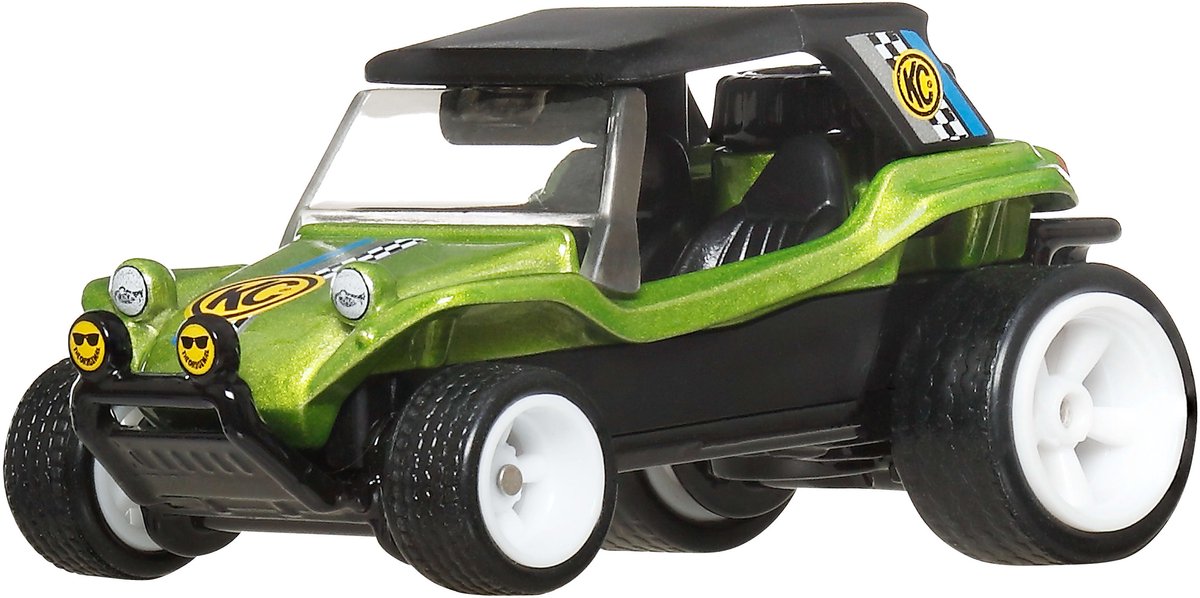 Hot Wheels jbl22, buggy, 3 jaar, metaal, zwart, geel